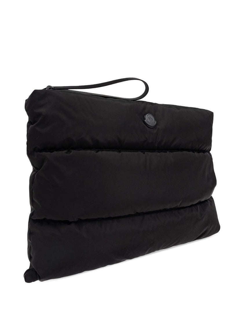 Moncler Black Caradoc Quilted Laptop Case