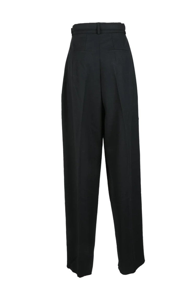 Sportmax High-Waisted Trousers With Belt Detail