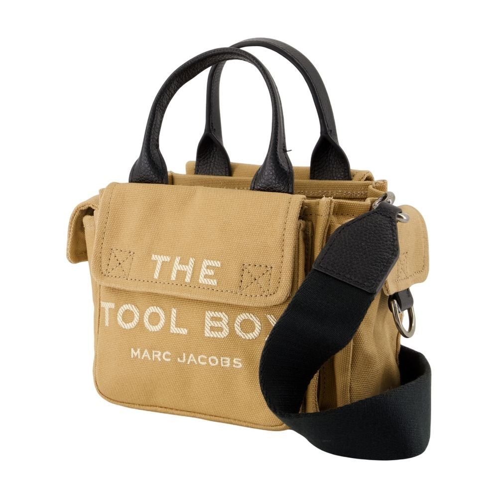 Marc Jacobs Cotton Crossbody Tote With Structured Design