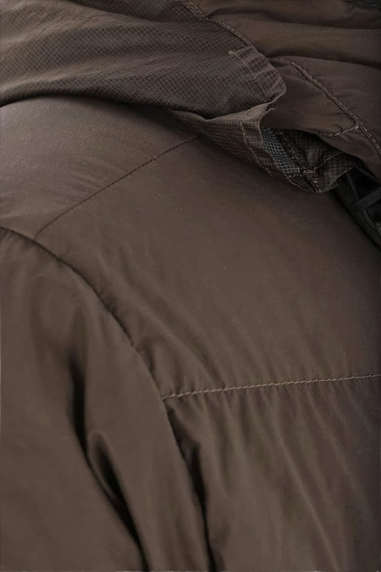 C.P. Company Boxy Cropped Padded Jacket With Horizontal Quilting