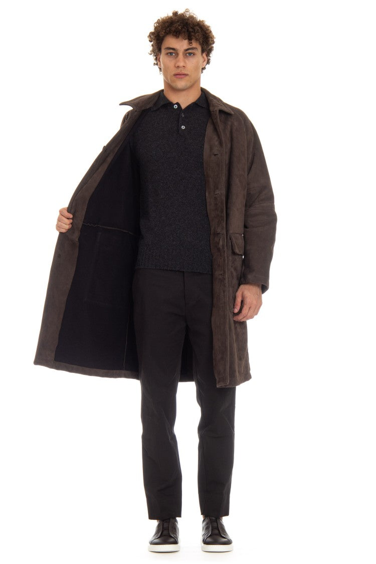 Salvatore Santoro Suede Leather Coat