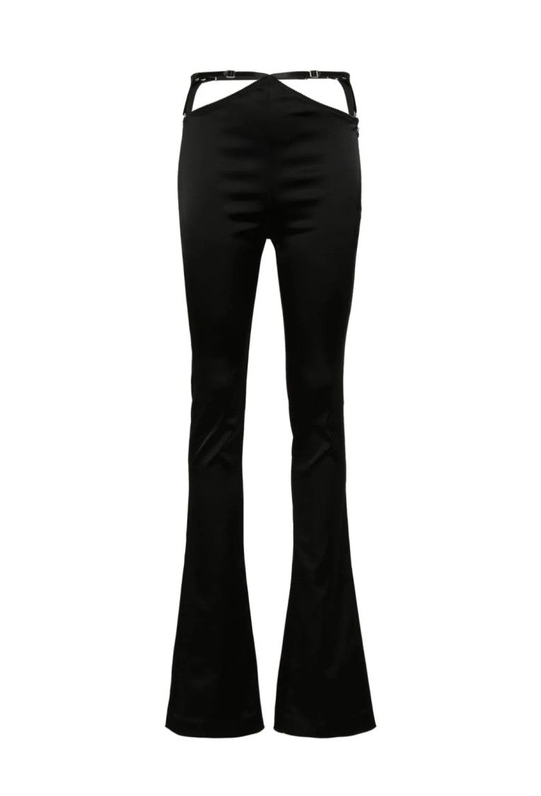 The Attico Flared Hem Trousers