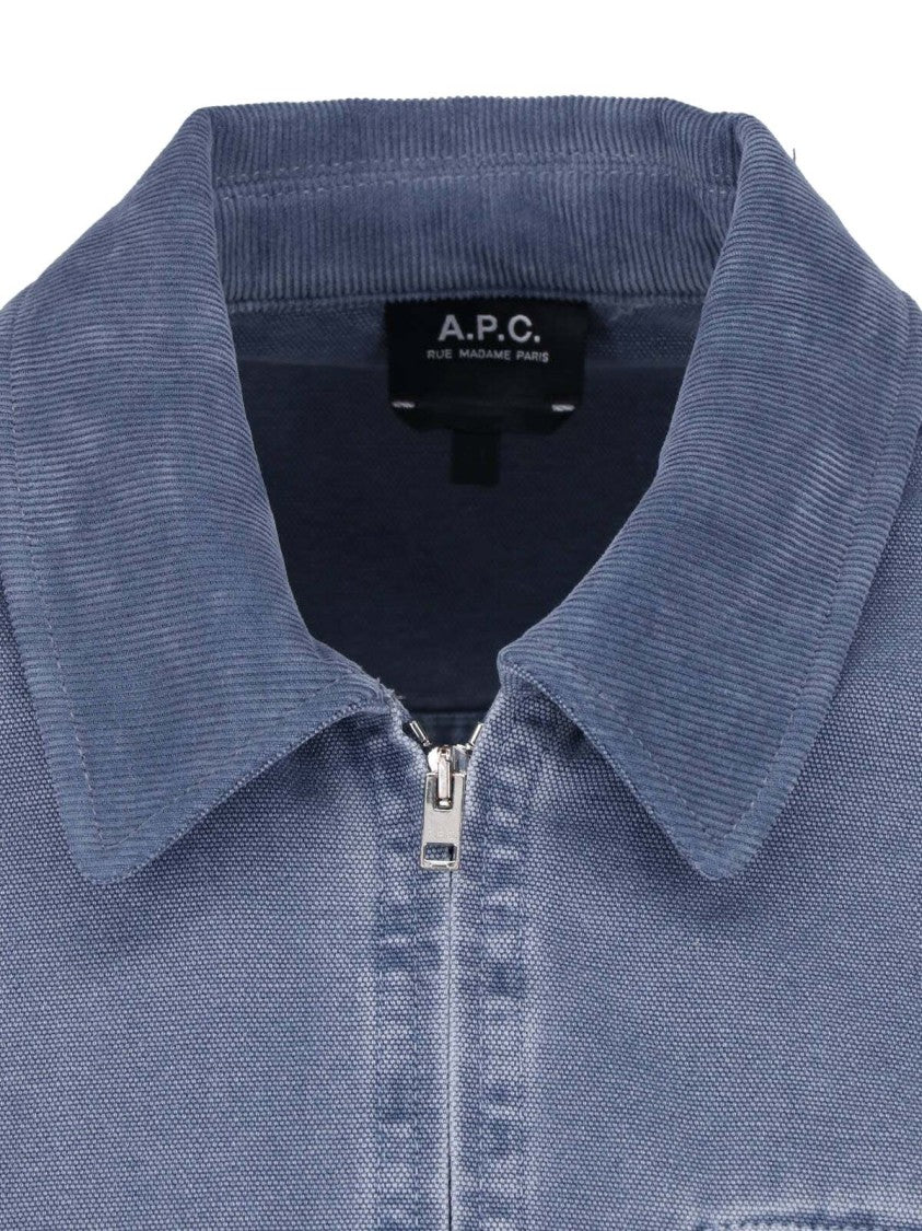 A.P.C. Blue Alexis Cotton Denim Jacket