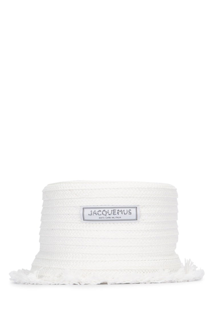 Jacquemus Structured Wide-Brimmed Hat With Textured Finish