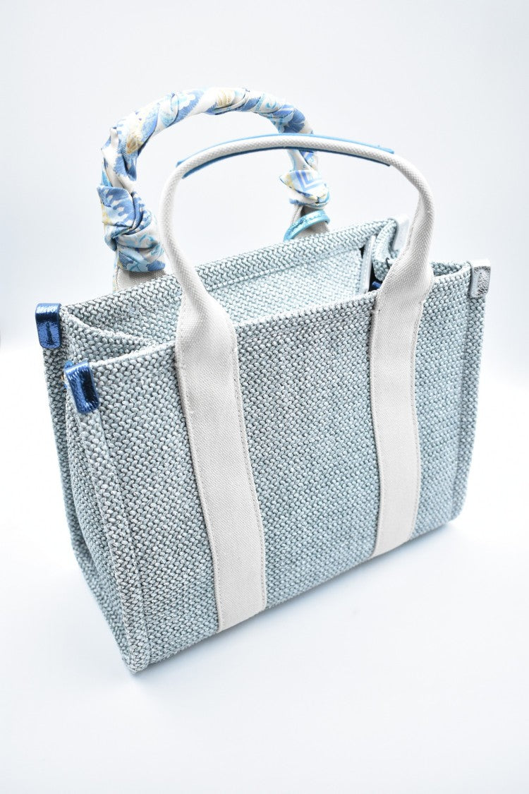 Kurt Geiger Textured Grey Tote Bag