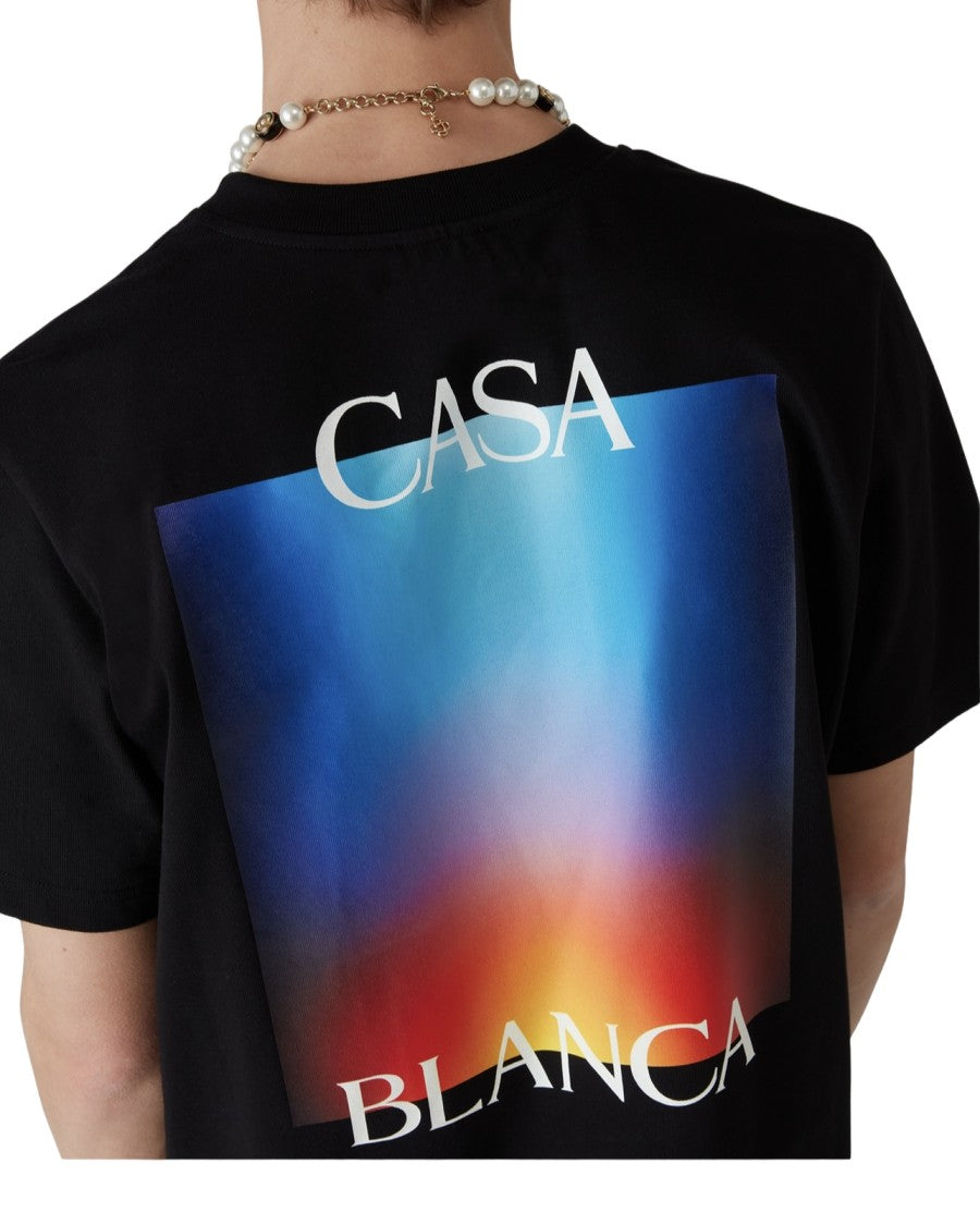 Casablanca Relaxed Fit Black T-Shirt