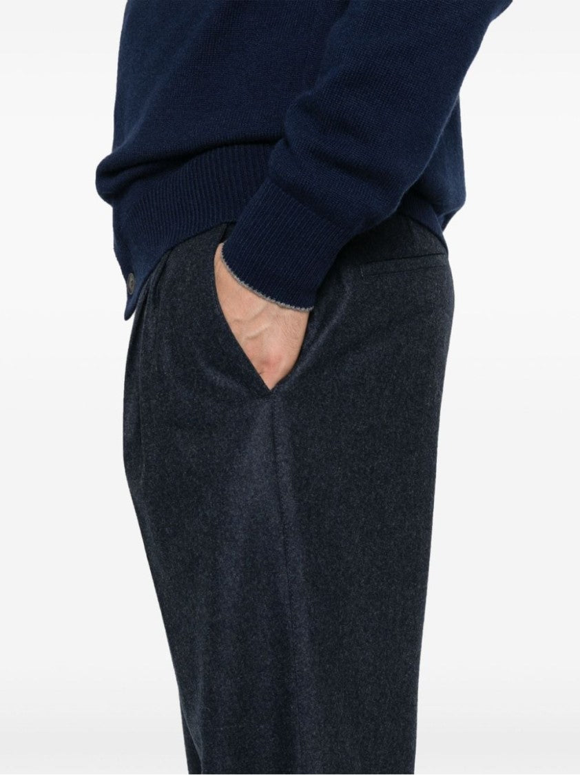 Brunello Cucinelli Relaxed Fit Trousers With Drawstring Waist