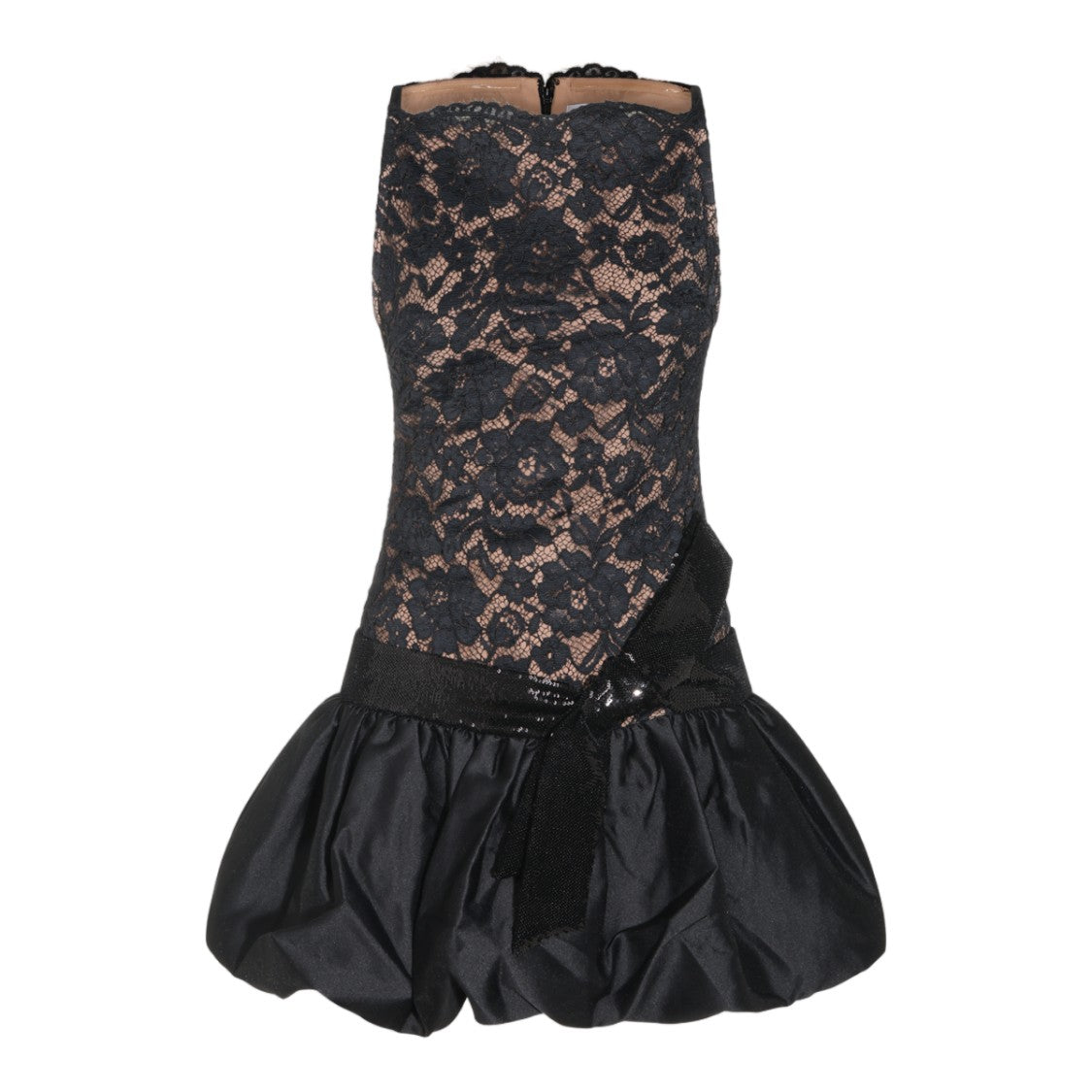 Self-Portrait Intricate Floral Lace Sequined Dress