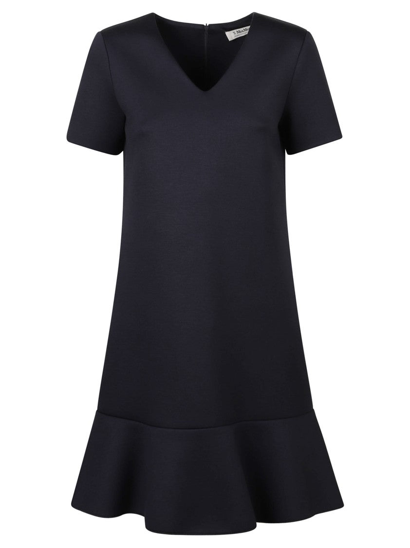 Max Mara A-Line Dress With Flounce Hem