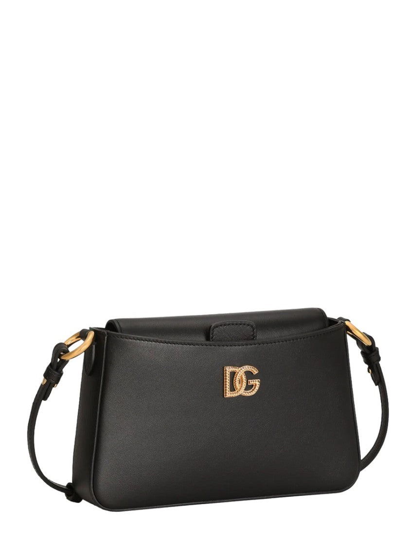 Dolce & Gabbana Phone Bag Smooth Leather Handbag