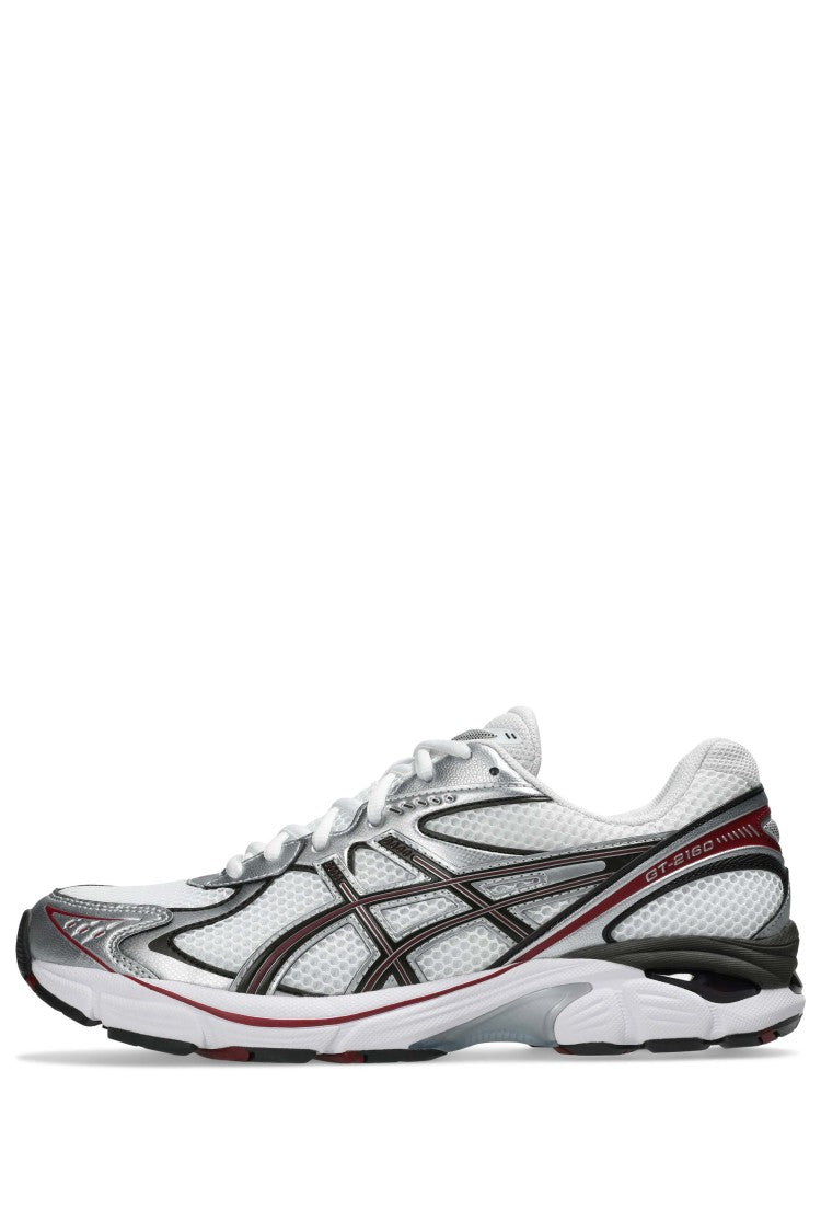 Asics White Burgundy Gt-2160 Sneakers