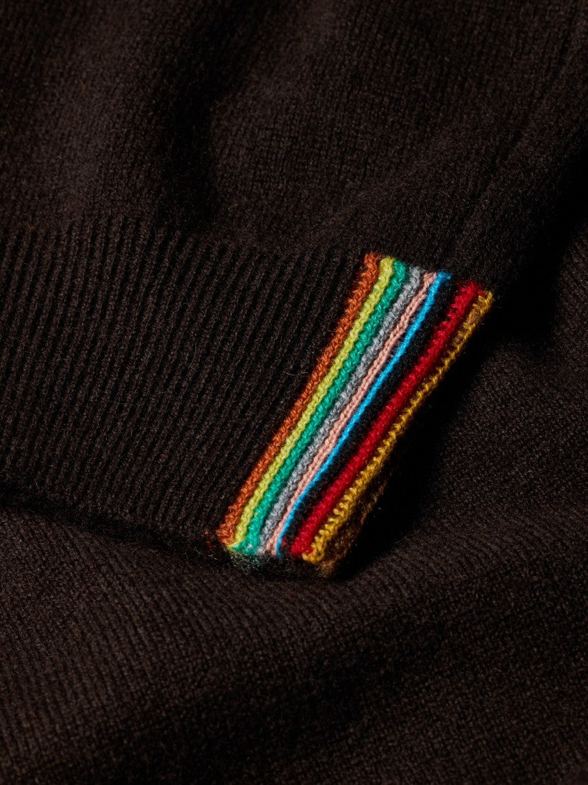 Paul Smith Subtle Striped Crewneck Cashmere Sweater