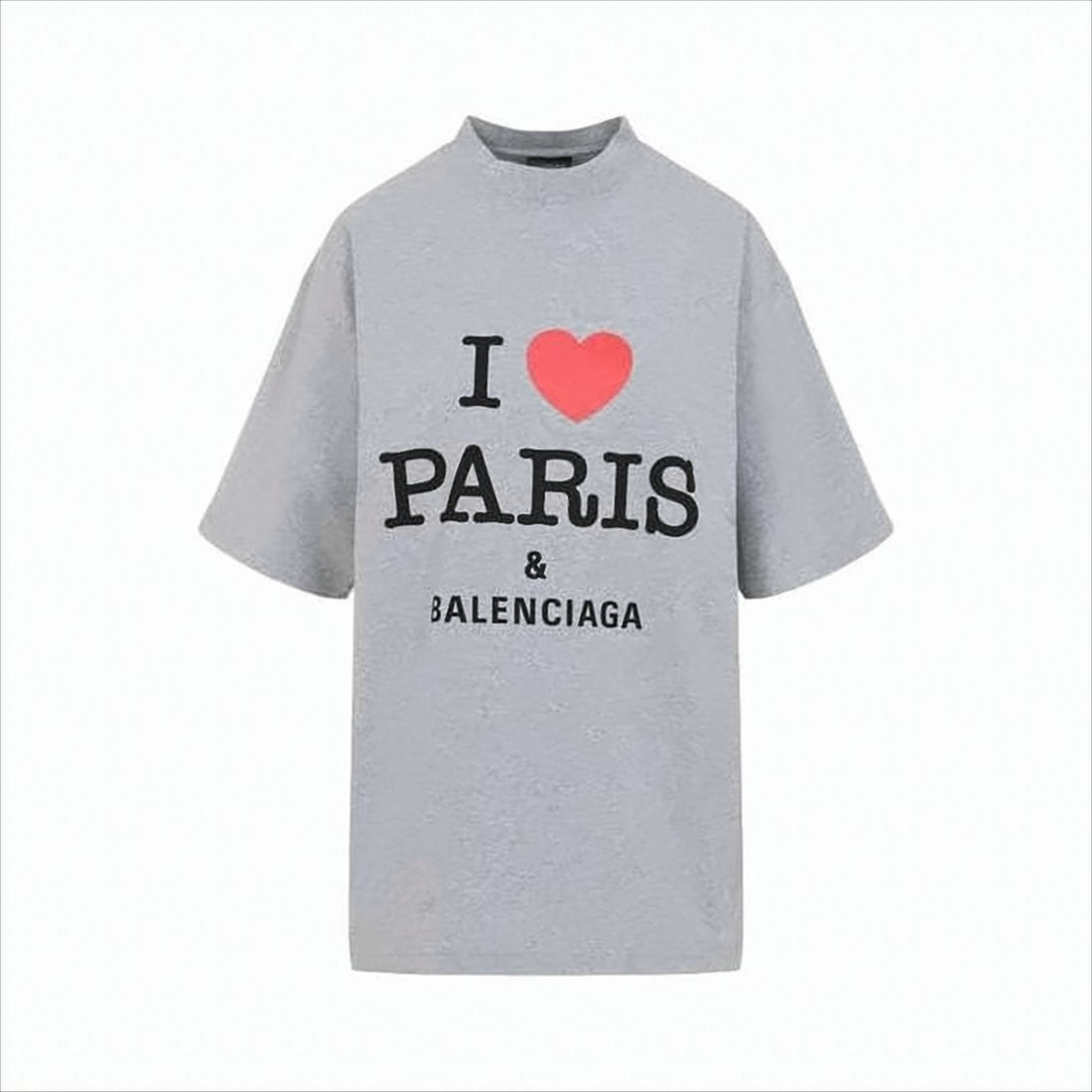 Balenciaga Graphic Short-Sleeved T-Shirt With Heart Detail