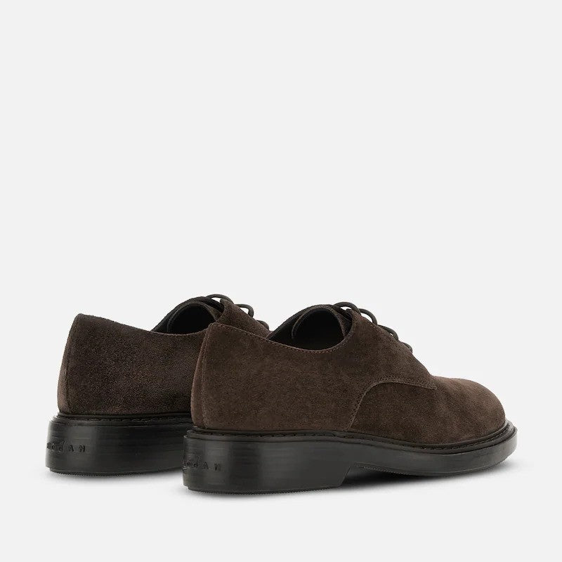 Hogan Rich Suede Derby Shoes