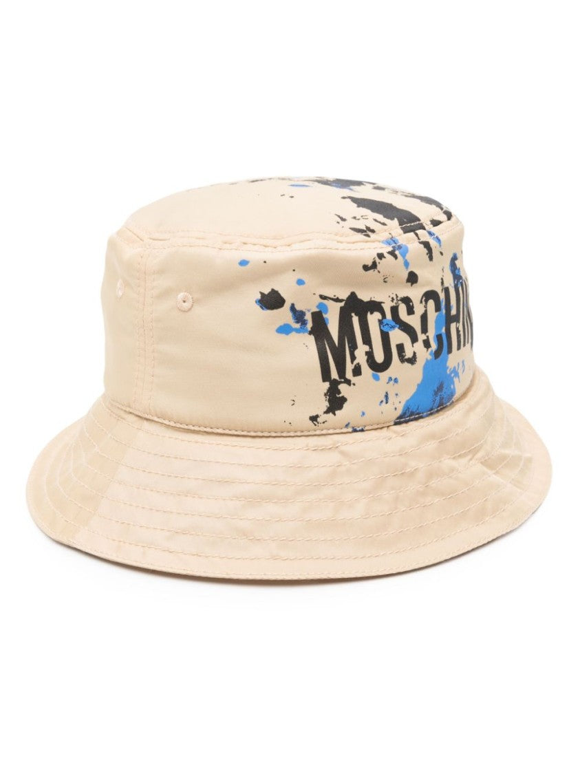 Moschino Light Beige Bucket Hat