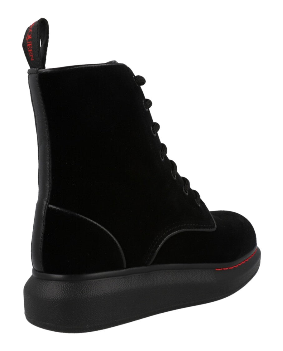 Alexander Mcqueen Hybrid Lace Up Boot