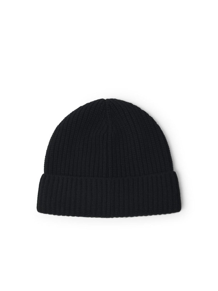 Dolce & Gabbana Black Cashmere Beanie