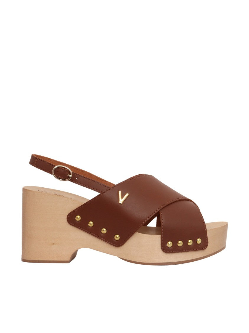 Via Roma 15 Wooden Platform Sandal