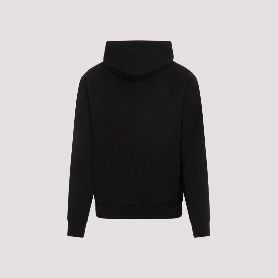 Jacquemus Le Hoodie Gros Grain In Black Cotton