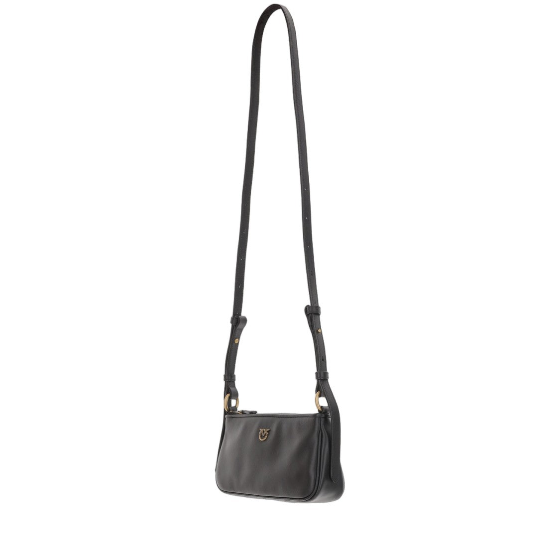 Pinko Half Moon Baguette Mini Leather Bag