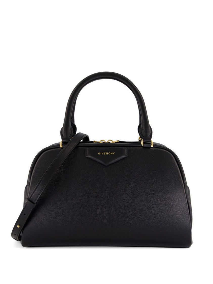 Givenchy Structured Handbag With Gold-Tone Accents And Versatile Design