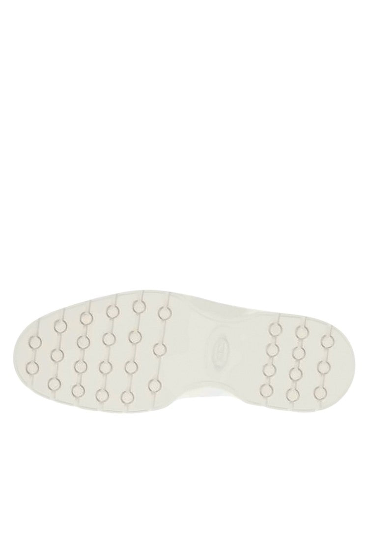 Tod's Suede Loafers With Textured Rubber Sole