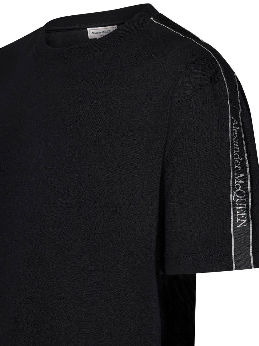 Alexander Mcqueen Black Crewneck T-Shirt