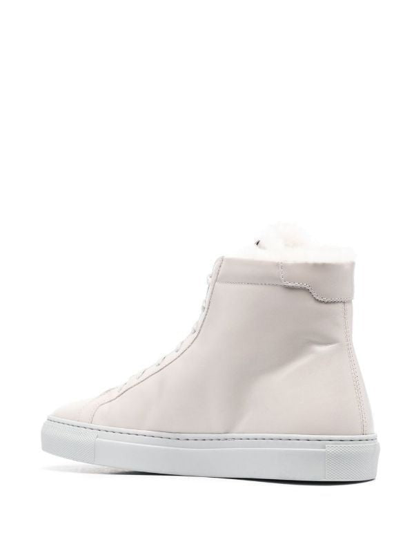 Eleventy High-Top Sneakers In Smooth Cow Leather