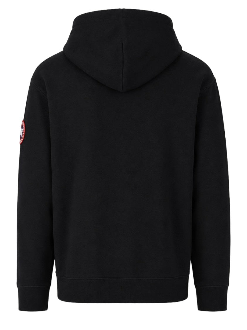 Canada Goose Patch Logo Drawstring Cotton Hoodie