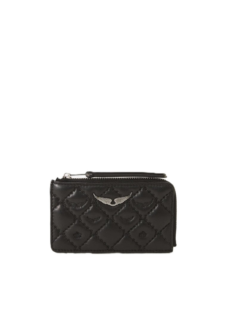 Zadig & Voltaire Quilted Monogram Card Holder