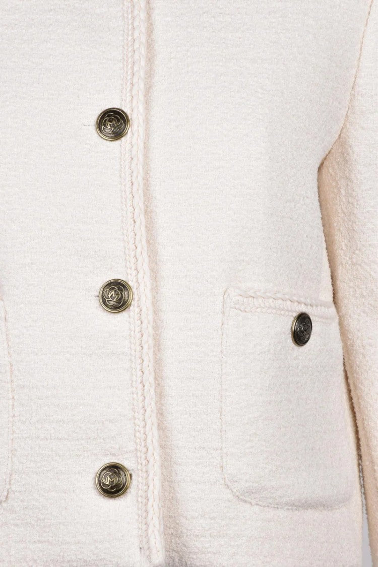 Marella Sport Sport Bouclé Jacket - White
