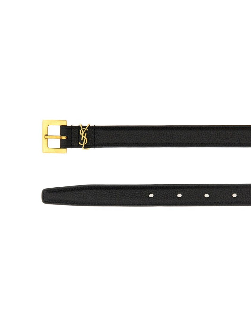 Saint Laurent "Cassandre" Thin Belt
