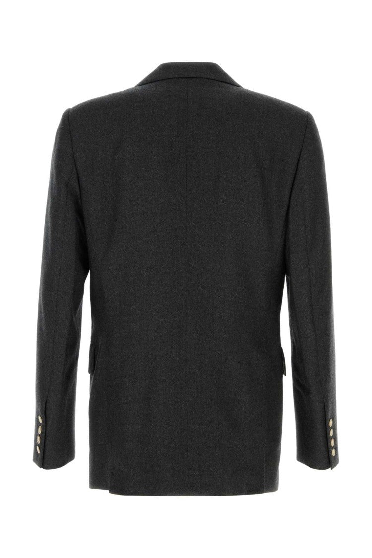 Vivienne Westwood Charcoal Wool Blend Captain Blazer