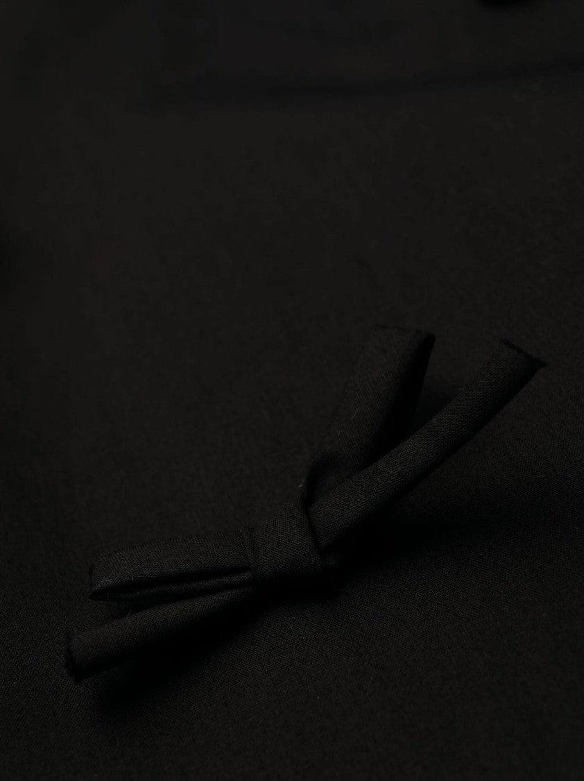 Msgm Black Wide-Leg Pants