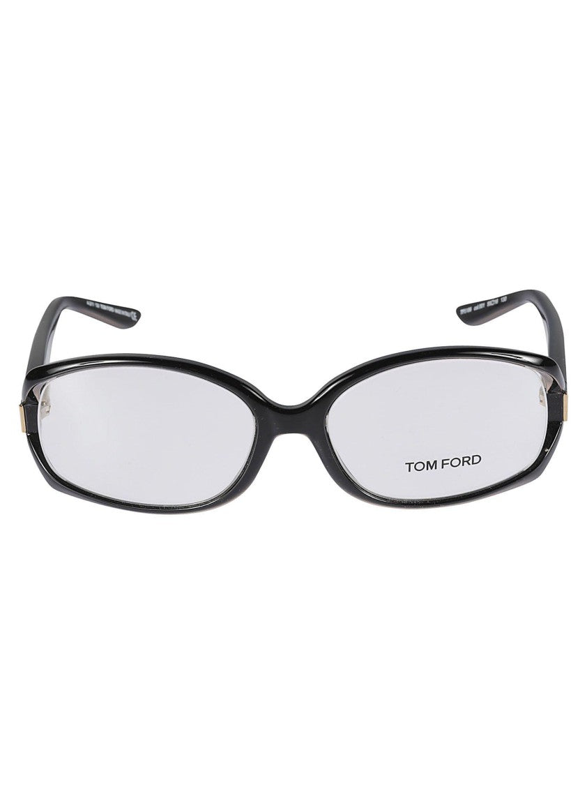 Tom Ford Ft5186 55001 Oval-Frame Sunglasses