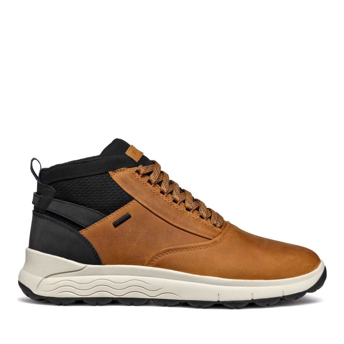 Geox Spherica Brown Lace-Up Leather Ankle Boots