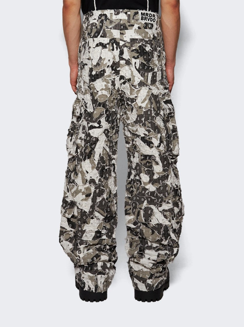 Who Decides War Micro Distressed Cargo Pant Vintage Grey