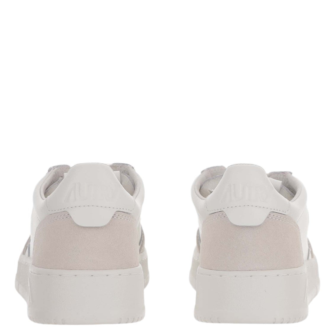 Autry White Medalist Low Suede Sneakers