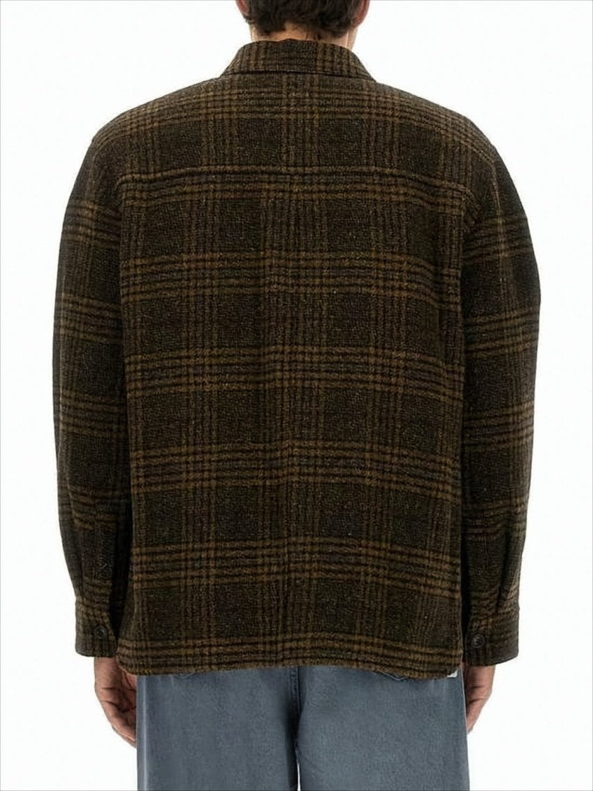 Isabel Marant Plaid Wool Jacket With Boxy Silhouette