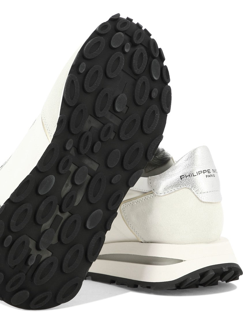Philippe Model Paris Sleek Low-Profile Sneakers With Metallic Accents