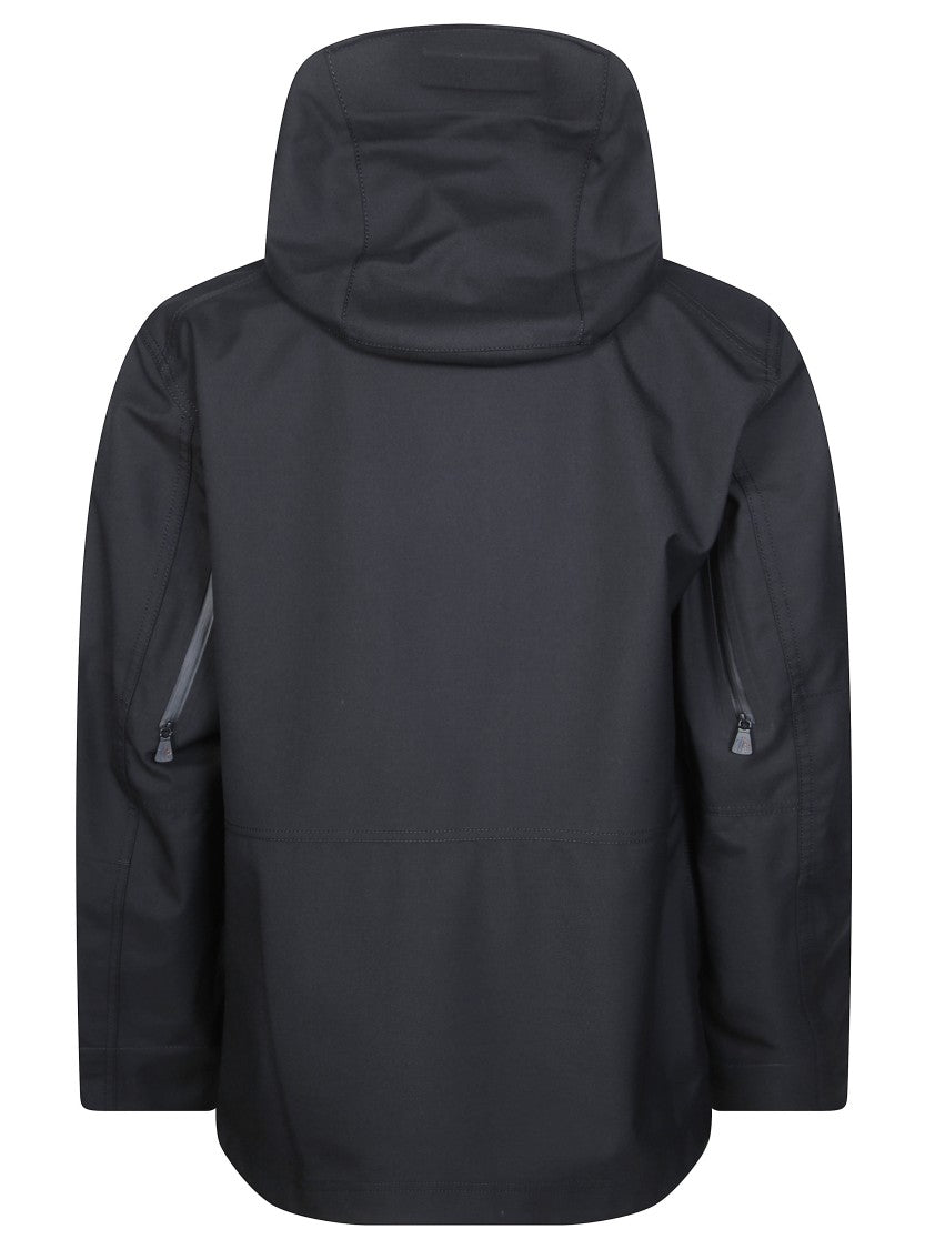 Moncler Grenoble Ardiden Matte Black Hooded Jacket