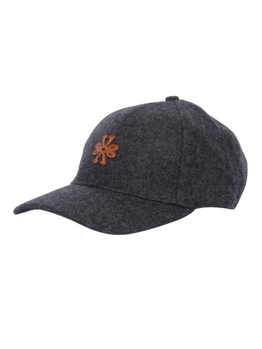 Jacob Cohen Dark Grey Structured Baseball Cap