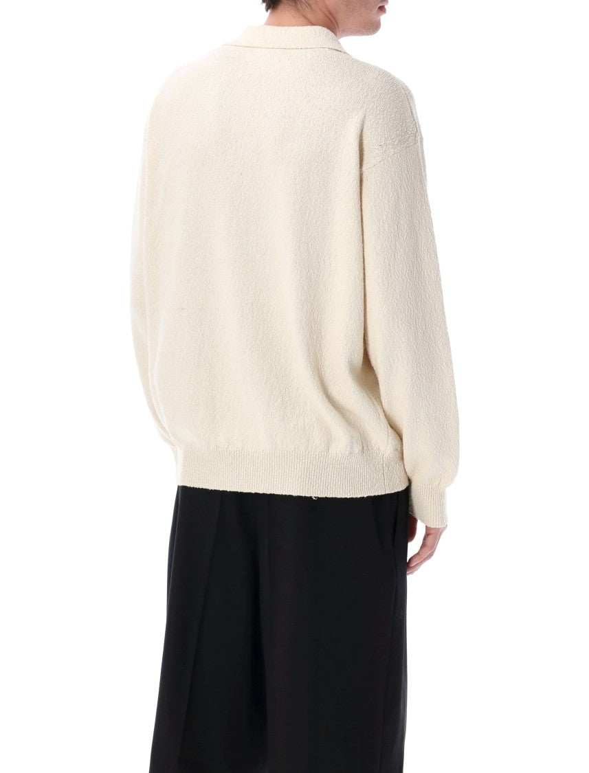 Roberto Collina Irregular Texture Cotton Polo