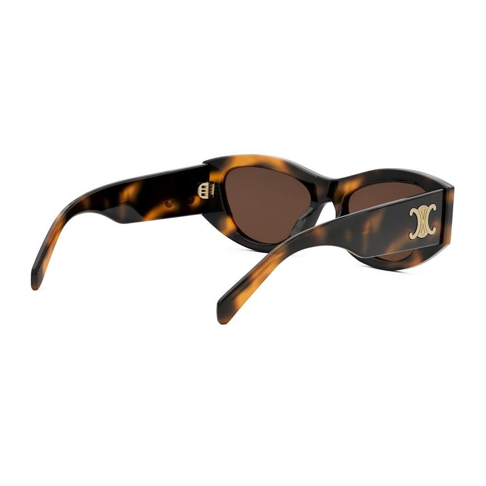 Celine Triomphe Cat-Eye Sculpted Acetate Sunglasses