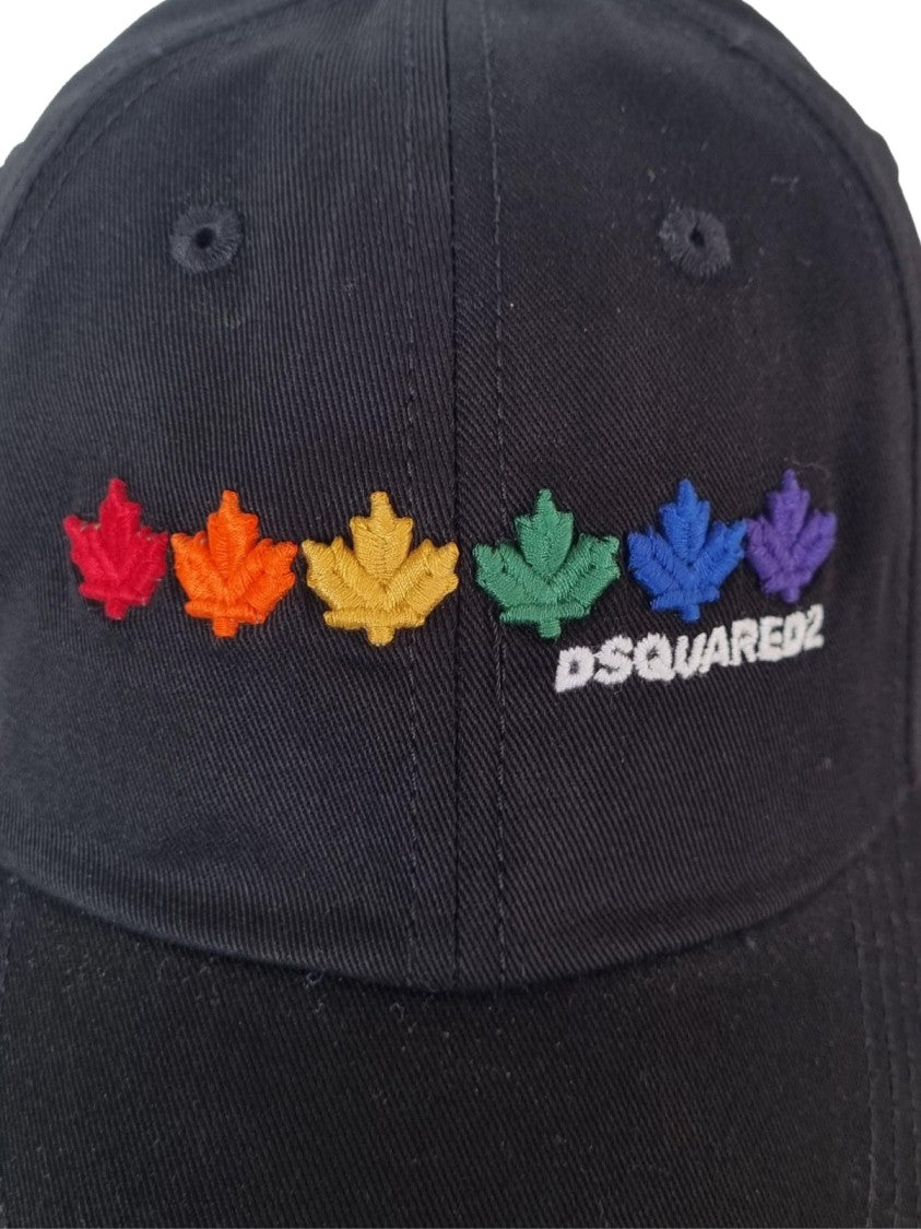 Dsquared2 Rainbow Leaf Logo Baseball Cap