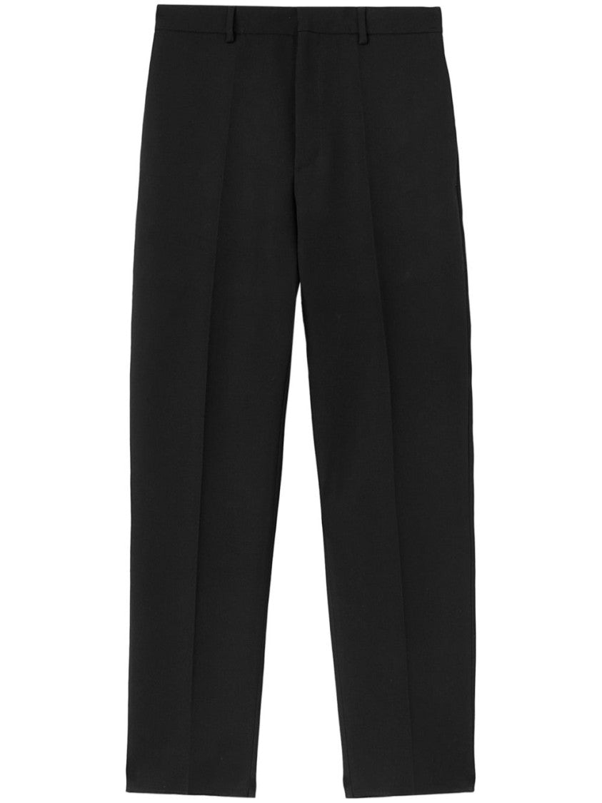 Jil Sander Refined Black Wool Tailored Trousers