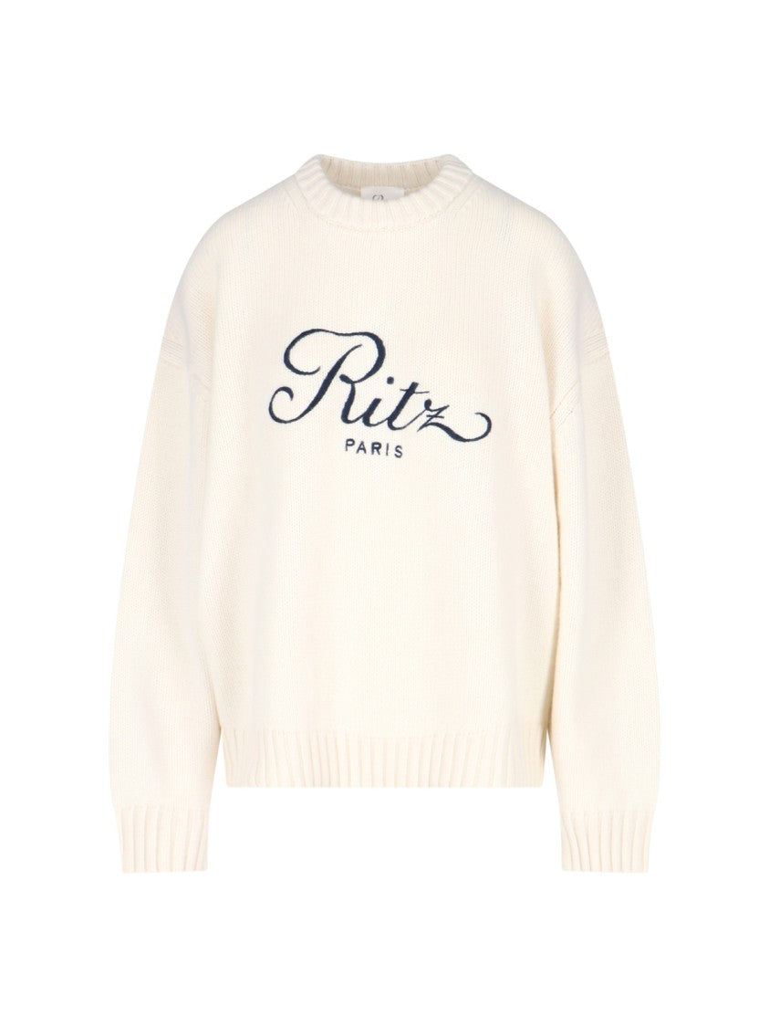 Frame Cashmere Sweater "Ritz" – Cream