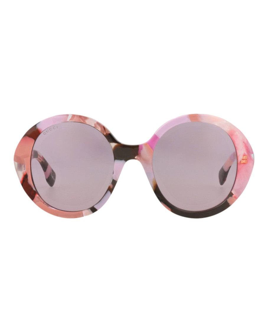 Gucci Round-Frame Recycled Acetate Sunglasses