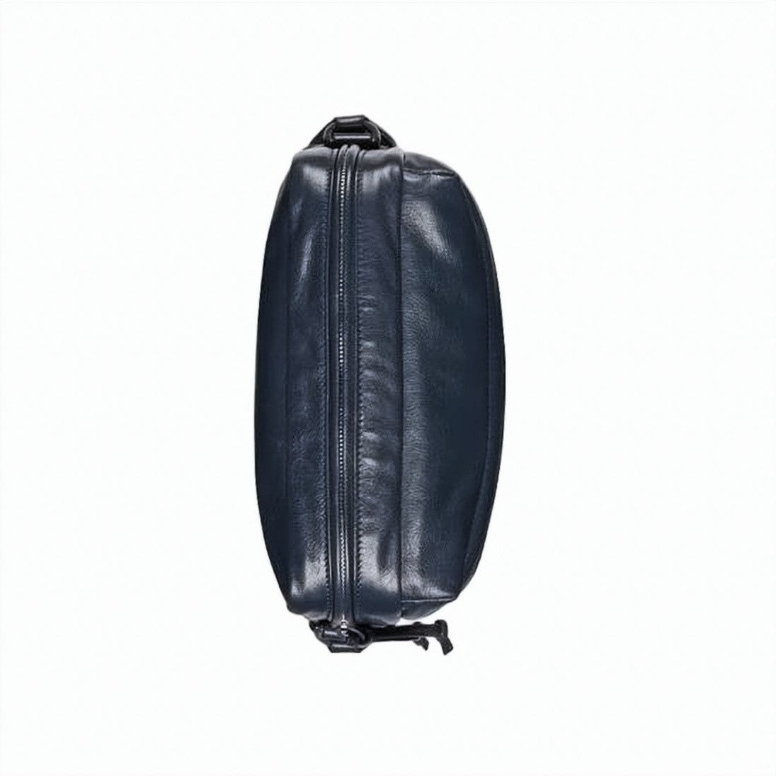 Gucci Smooth Leather Crossbody Bag With Adjustable Striped Strap