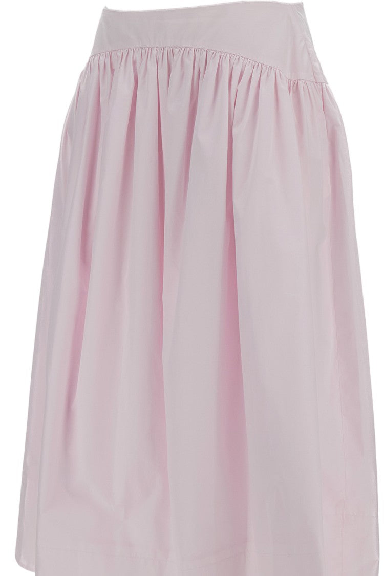 Simone Rocha Pink Babsque Cotton Basque Skirt